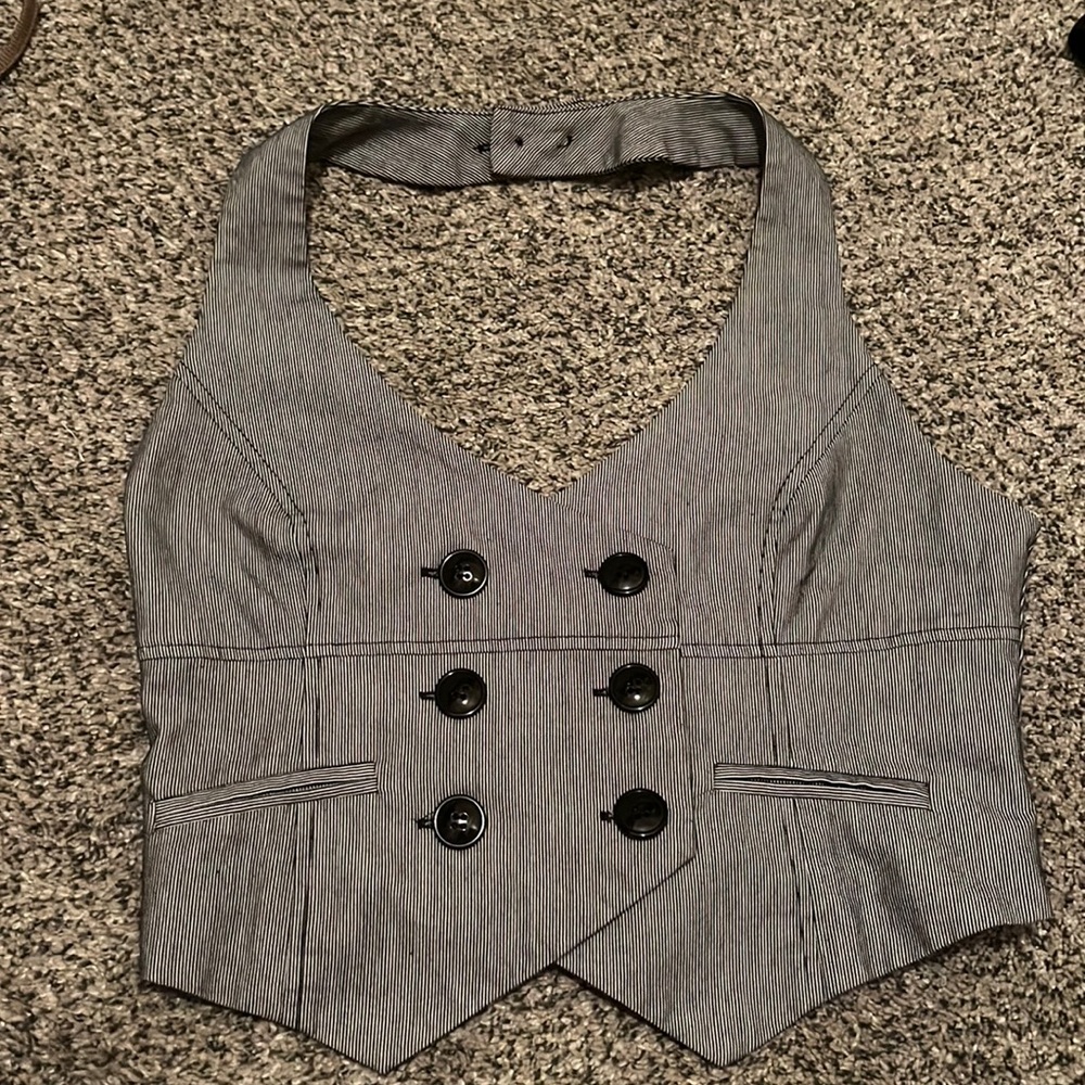 Y2K guess jeans halter top